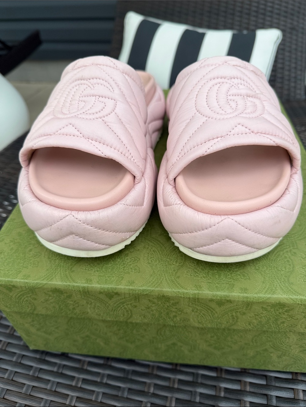 Gucci Angelina platform slide sandals - Picture 5 of 10